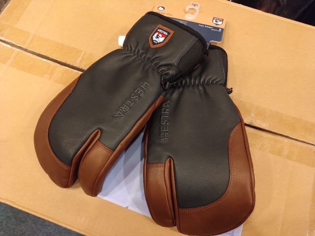新品未使用！正規品！最新HestraヘストラグローブTopo3Finger