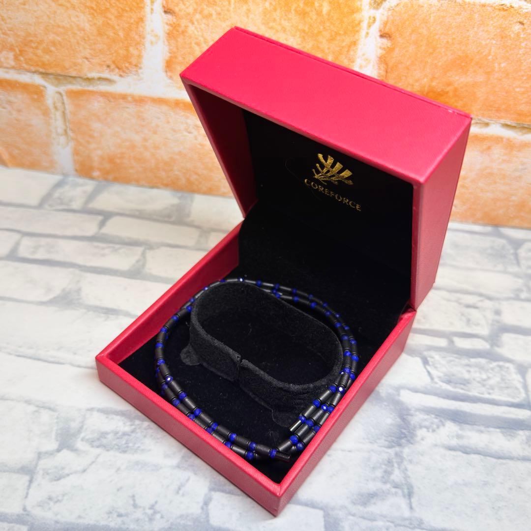 【極美品】コアフォースループ ラピスラズリ CFL70 ブレスレット ブルー