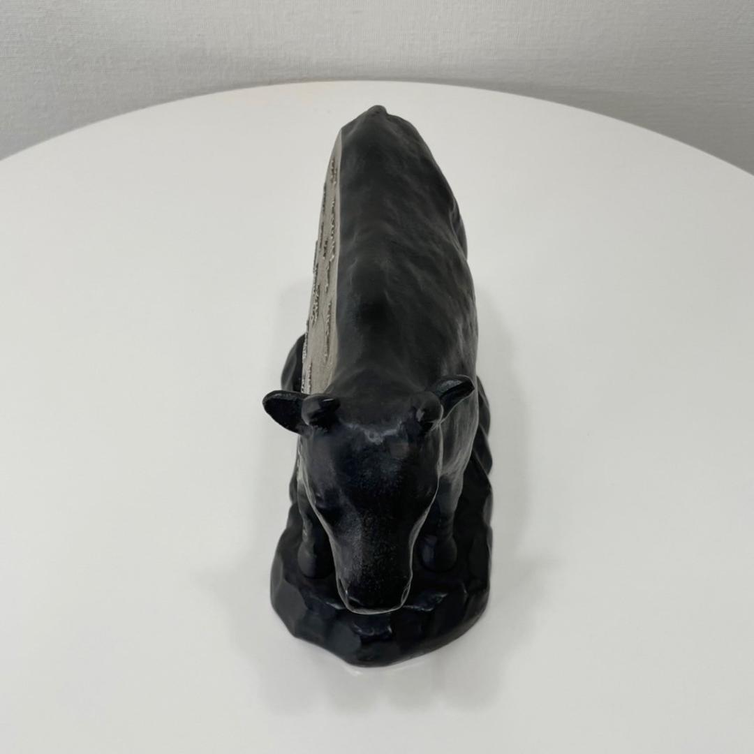 ヴィンテージ 牛 部位 鉄製 オブジェ アイアン 置物 ビンテージ