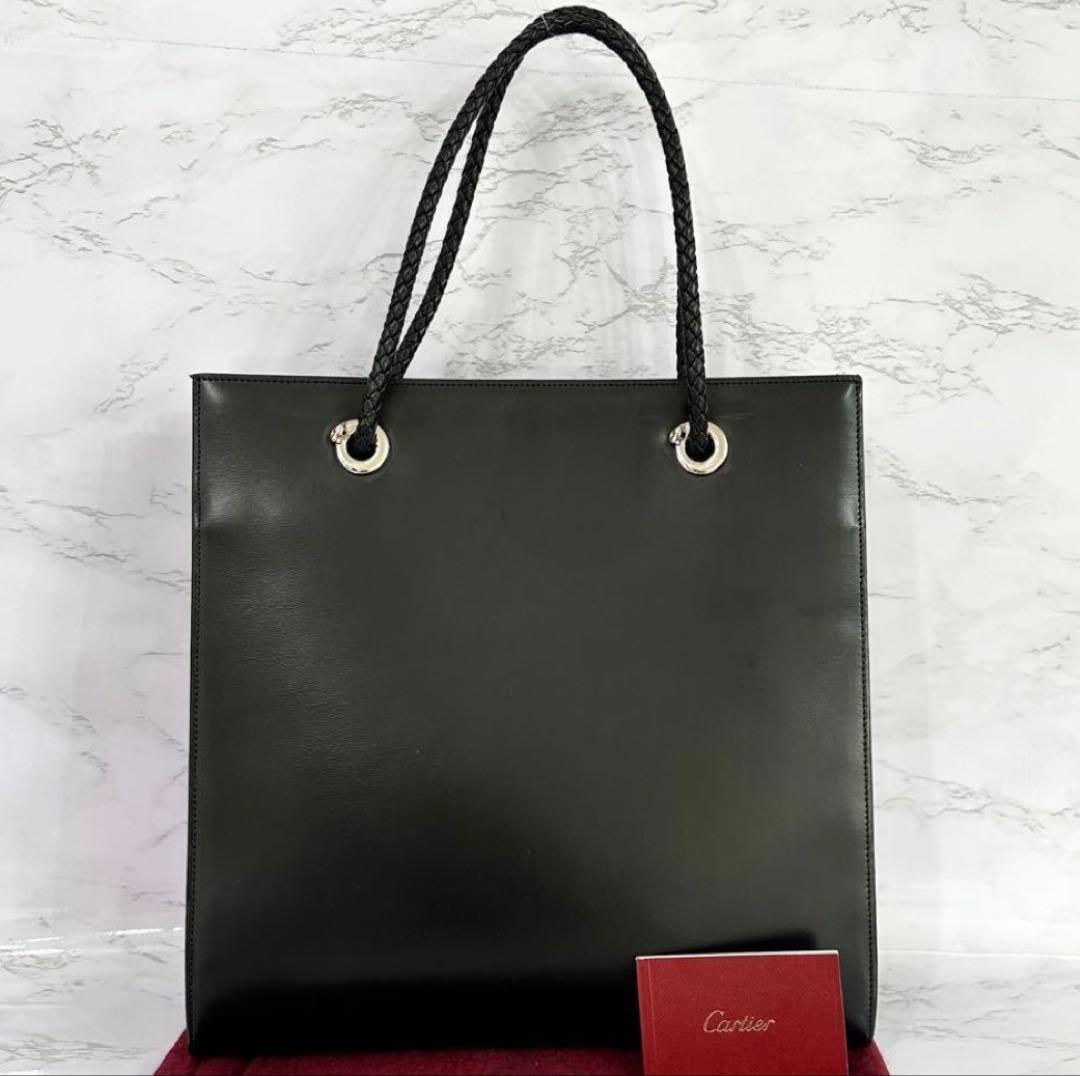 J*J様 ブラックレザートートバッグ 大容量