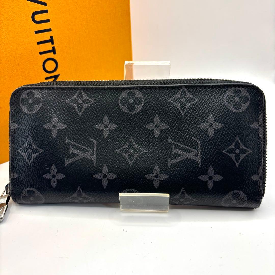 正規品 ルイヴィトン ヴェルティカル エクリプス 長財布 ブラック pvc