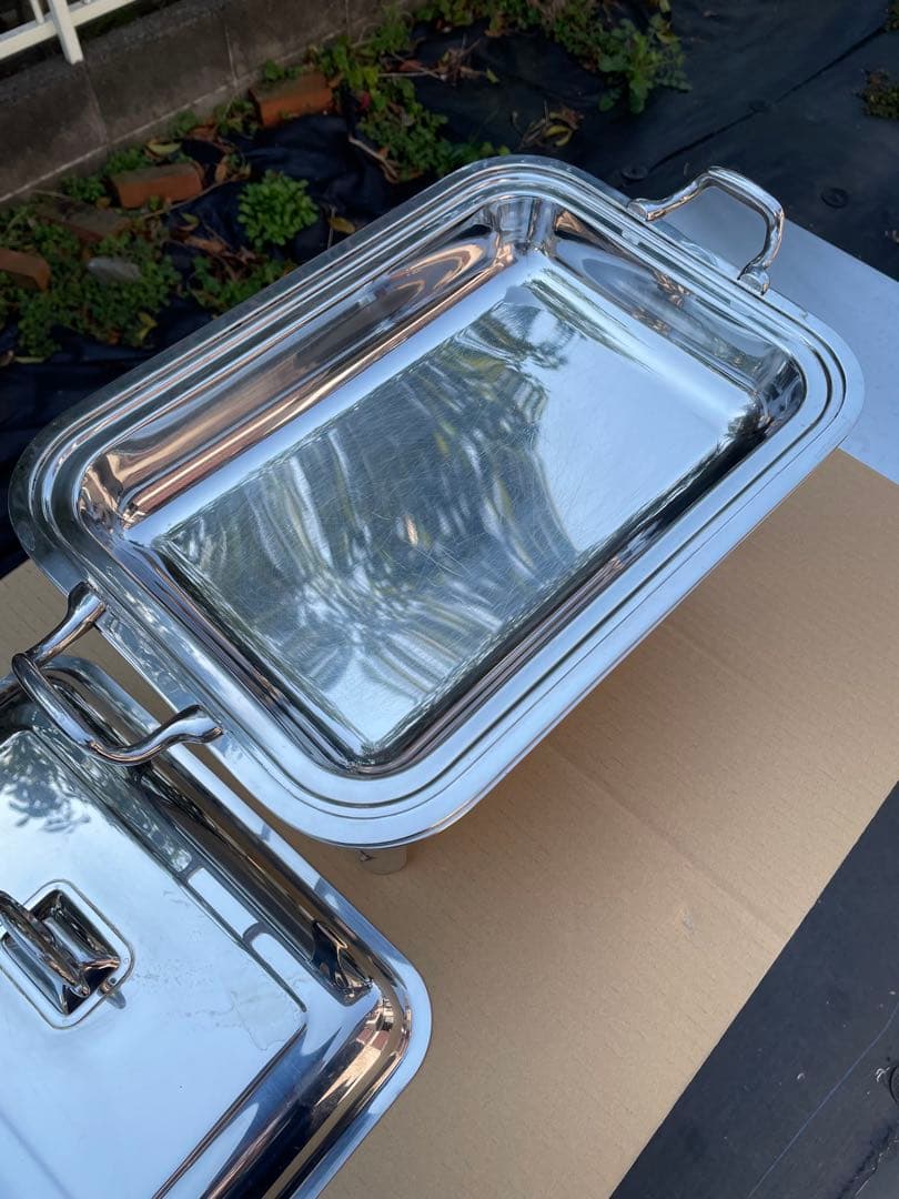 角チェーフィングディッシュ