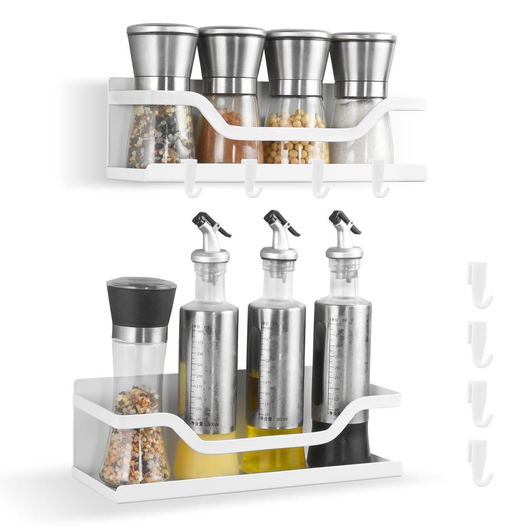 キッチンラック マグネット 2個セット バスルームラック 超強力 耐荷重5KG