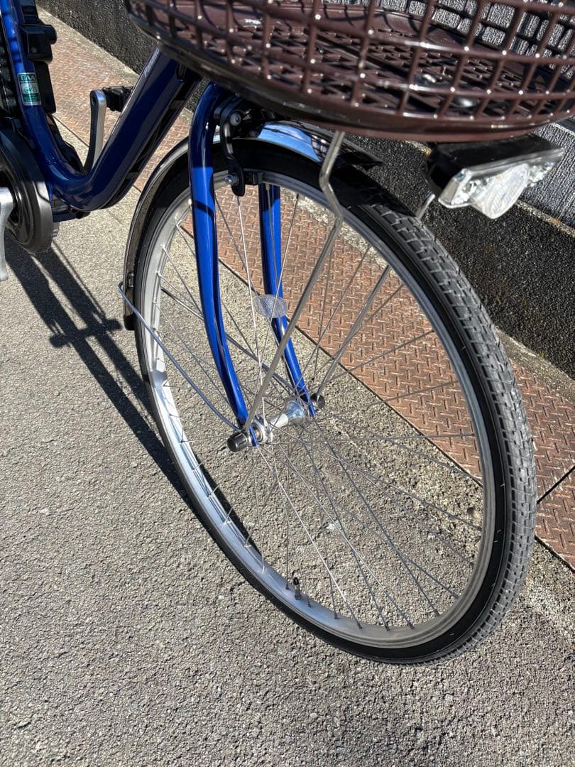 【美品】Panasonic 電動アシスト自転車 ビビ・L 12Ah 26型