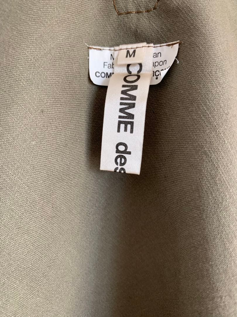 コムデギャルソン カーキ フード付き ミリタリージャケットM