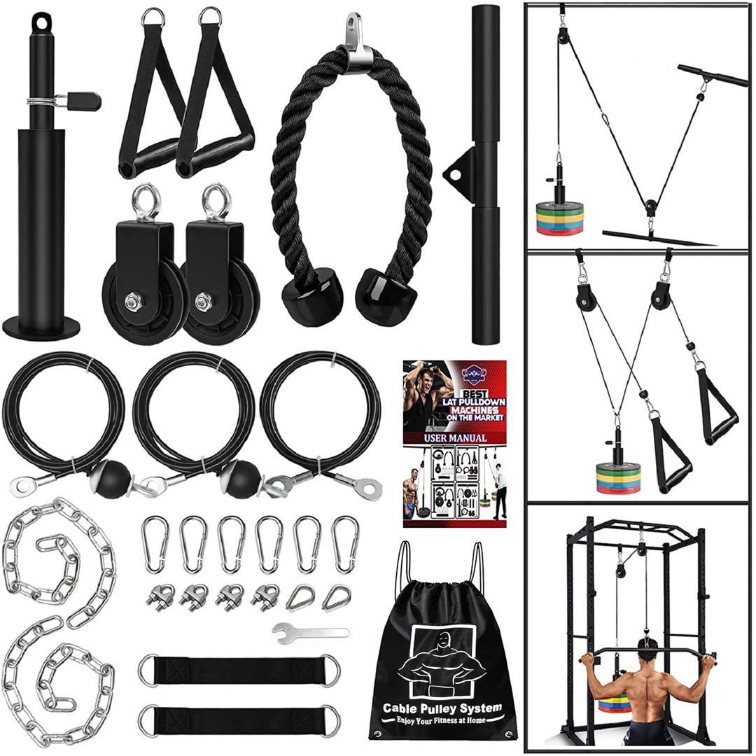 ★ラットプルダウン ケーブル トレーニング 機器 フィットネス 筋トレ