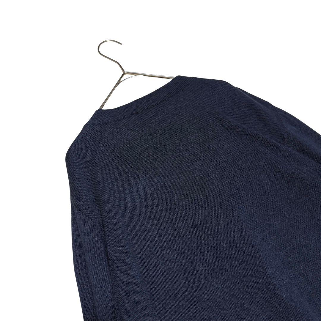 A.P.C. コットンカシミヤ カーディガン ネイビー L