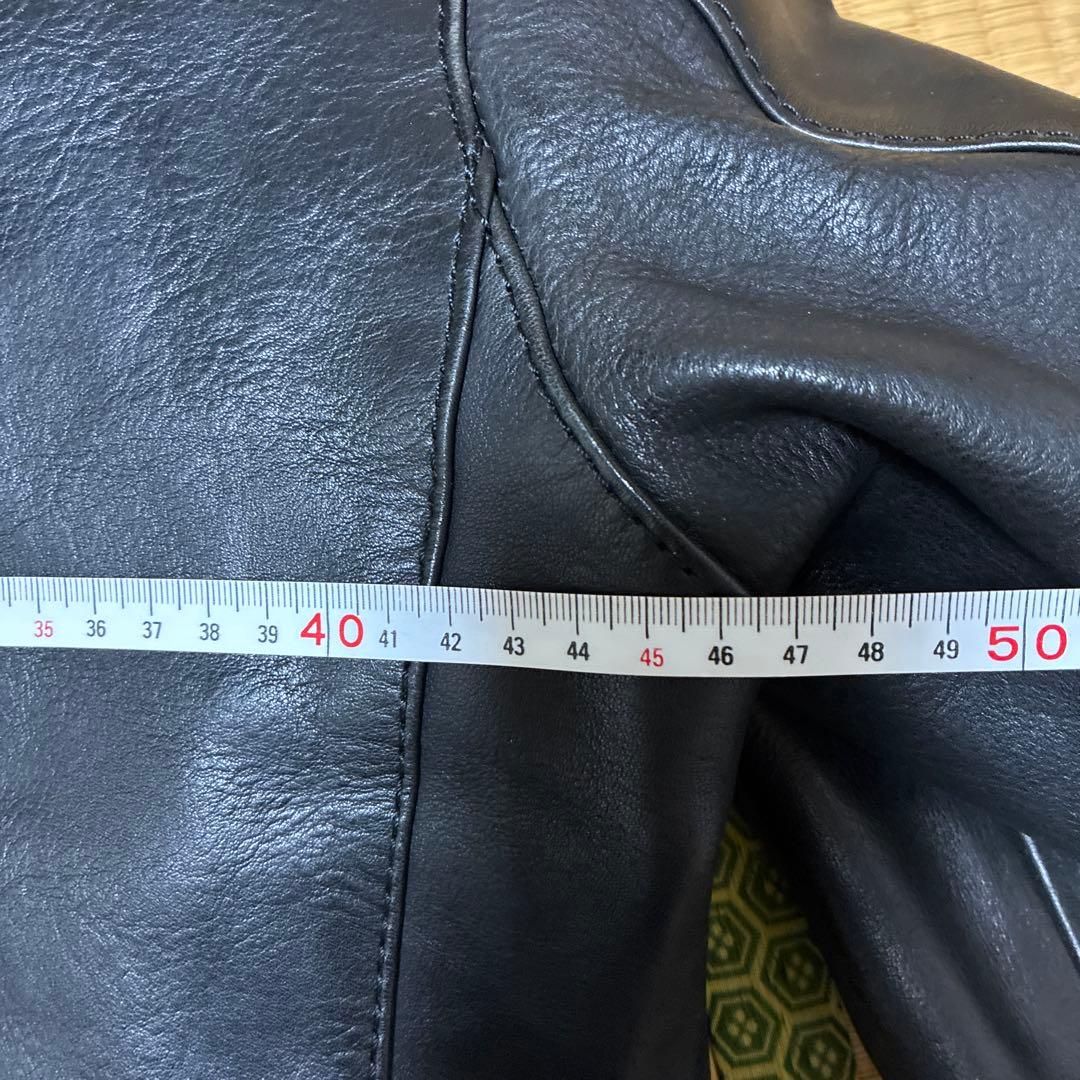 よ*し様 TENWIN WORKS JS01BK 36 レザージャケット　天神ワ