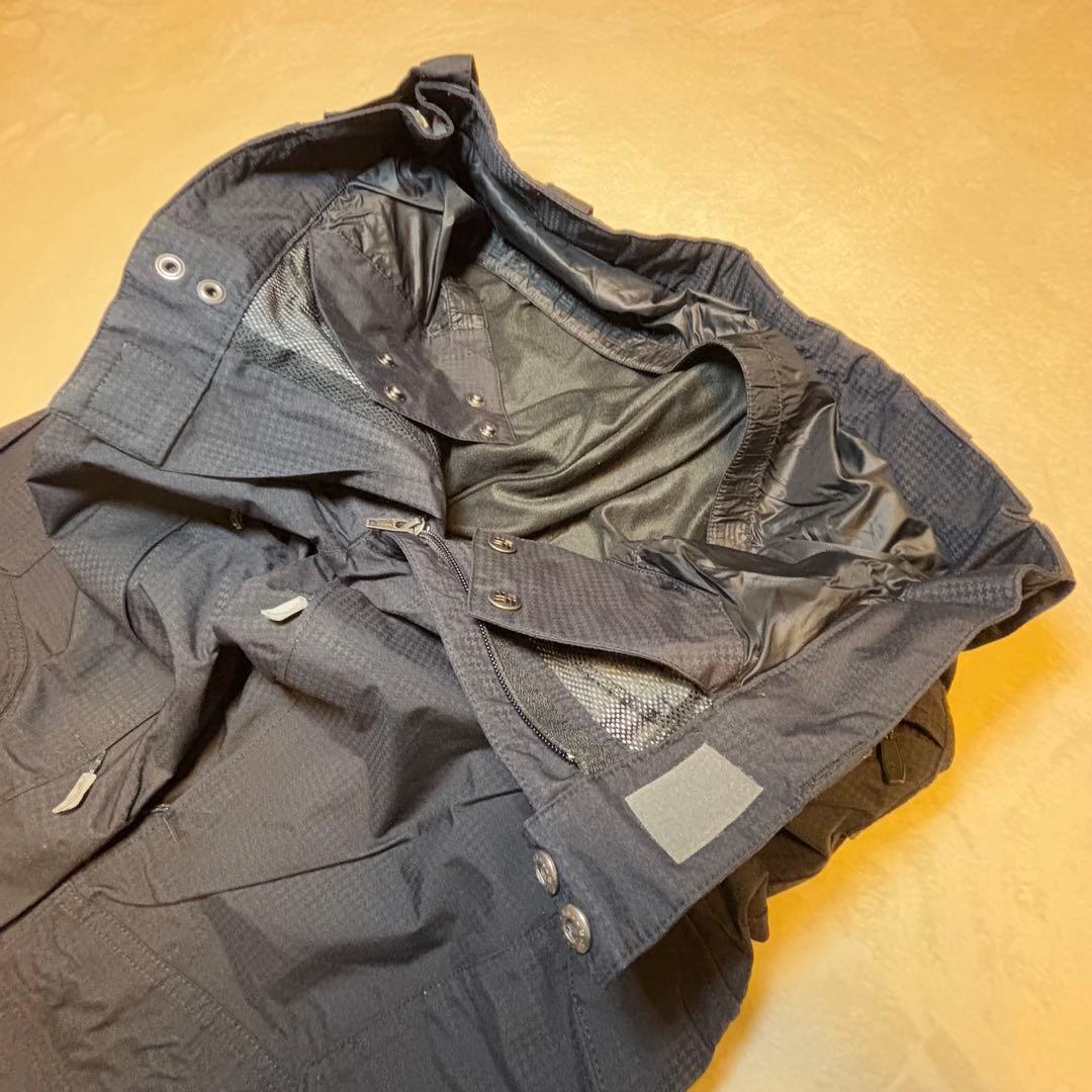 【美品】コロンビア　スノボーウェア　黄土色×ブルー　L