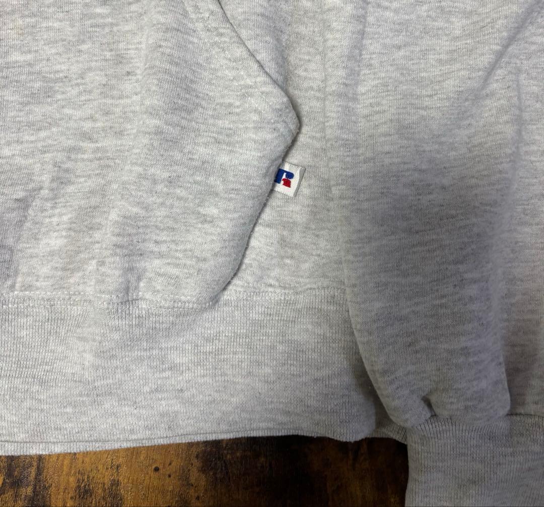 古着　90s RUSSELL ATHLETIC パーカー L グレー USA