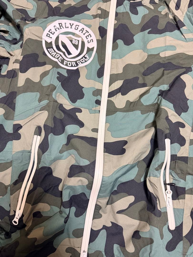 パーリーゲイツ　レインウェア　上下　セットアップ　カモフラ　迷彩　サイズ4