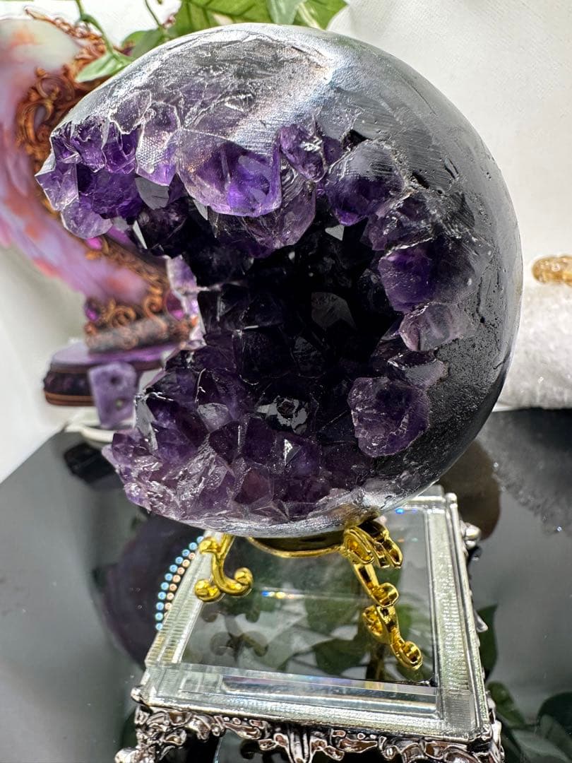 Naoko ウルグアイ産アメジスト笑口No.506 大サイズ!!