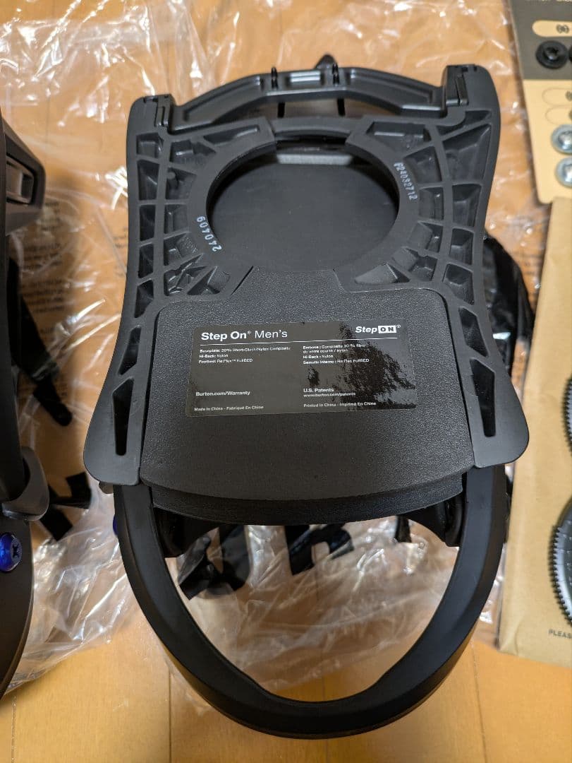 メンズ Burton Step On バインディング ブラック Lサイズ