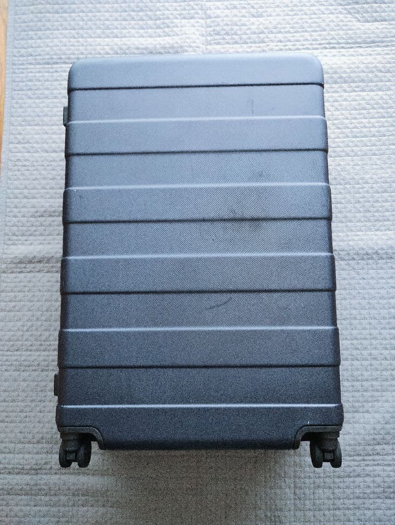 無印良品 バーを自由に調節できる ハードキャリーケース(105L)ネイビー