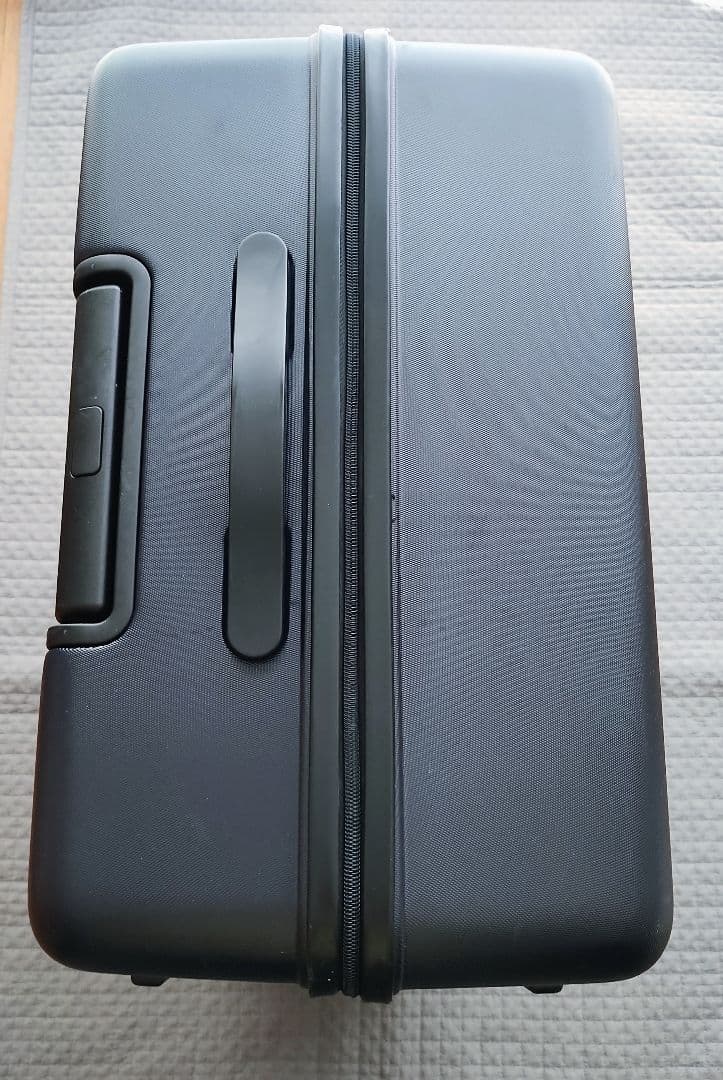 無印良品 バーを自由に調節できる ハードキャリーケース(105L)ネイビー