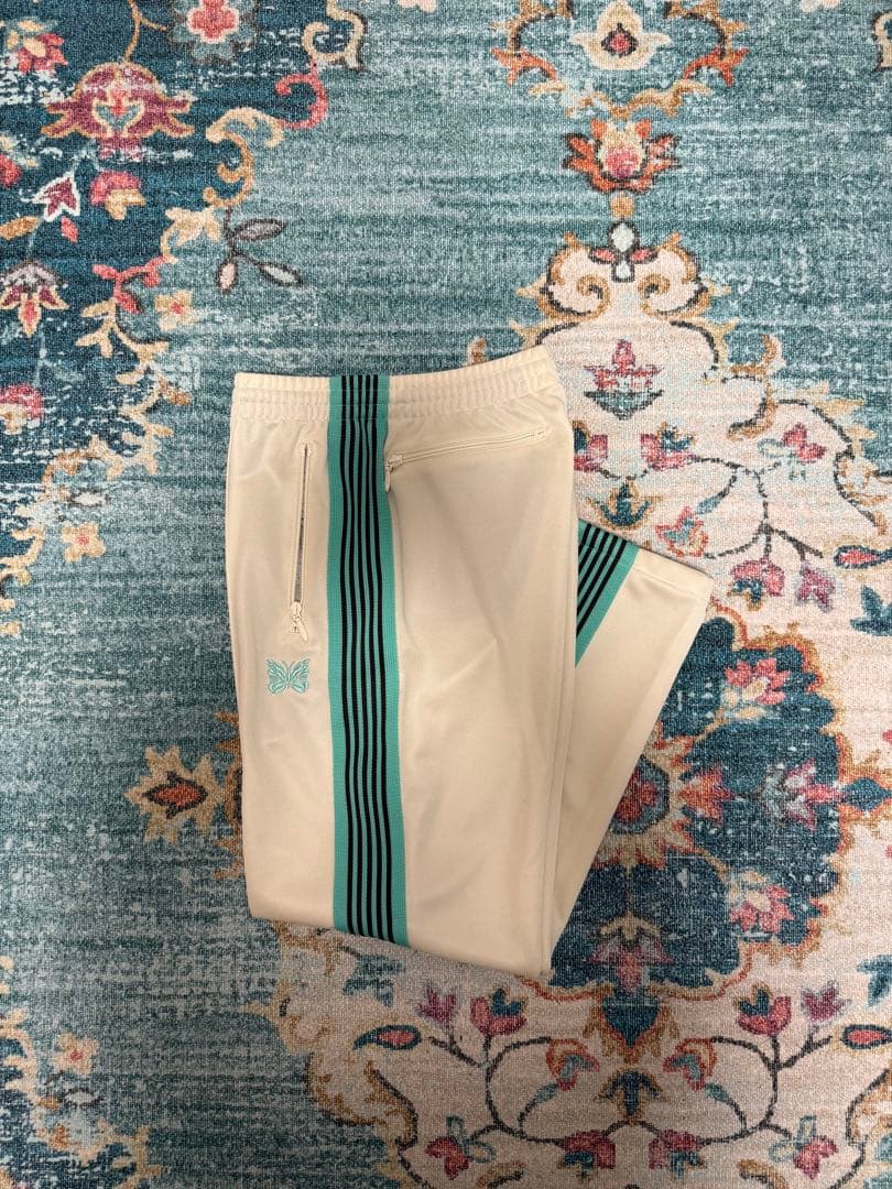 Needles トラックパンツ S アイボリー