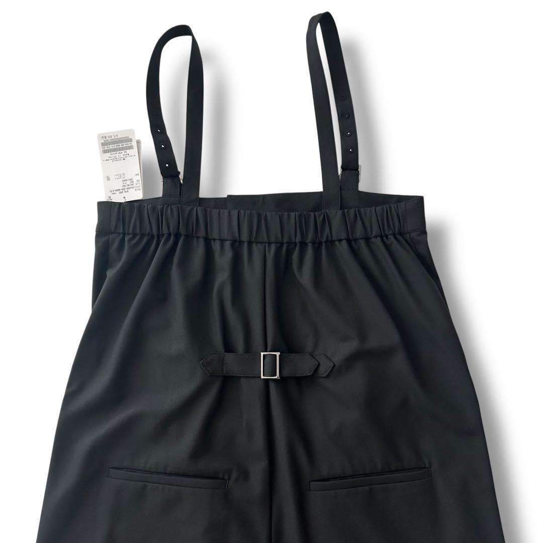 新品 スピックアンドスパン 24AW ベアオールインワン ブラック 38