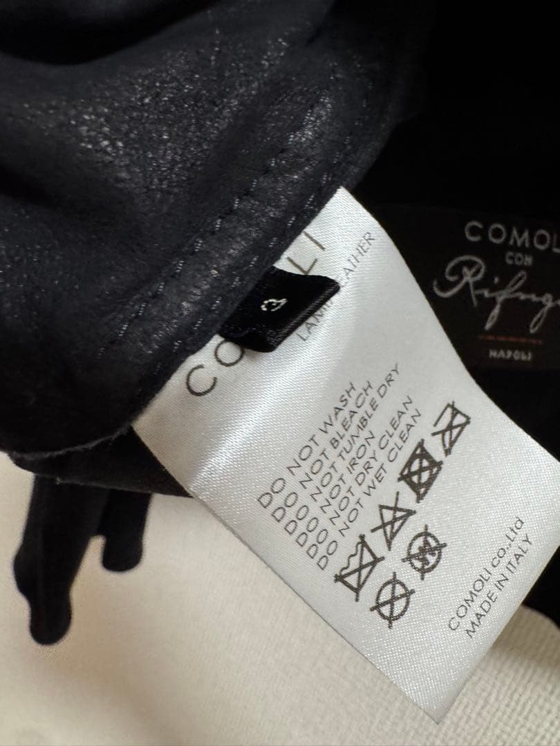 紙タグ付き美品！ COMOLI シープスエードジップショートジャケット