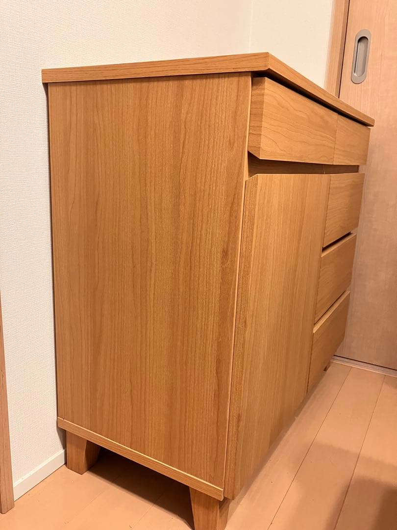 RYON サイドボード ISSEIKI BASK SB 80 ナチュラル 送料込