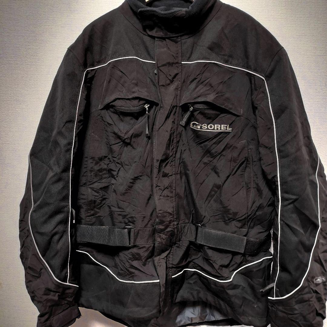 SOREL 防寒防水　裏起毛　ジャケット　スノボー　スキー　ブラック L
