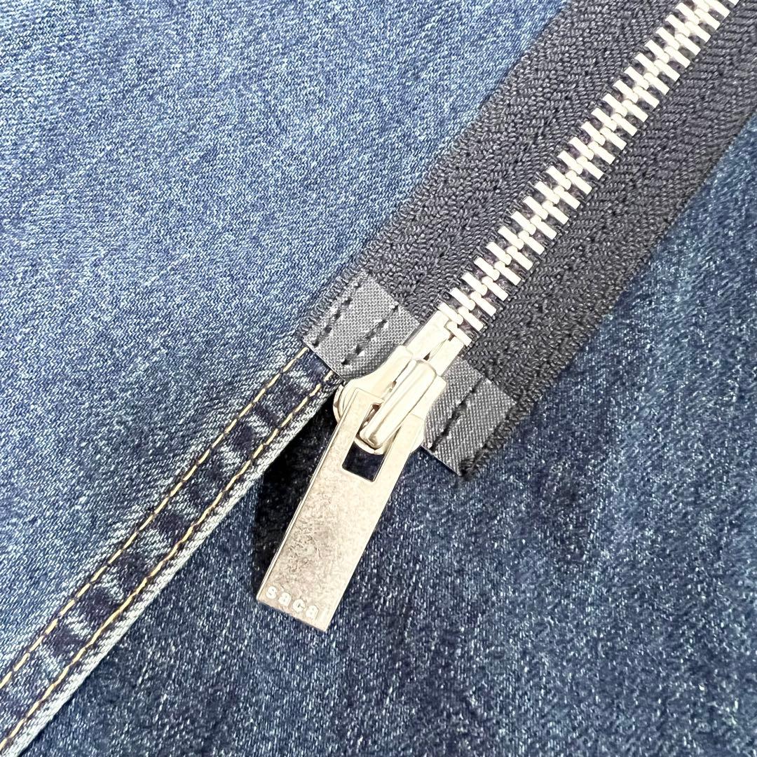 未使用タグ付 サカイ 2018年モデル ひざ丈スカート 0 デニム インディゴ