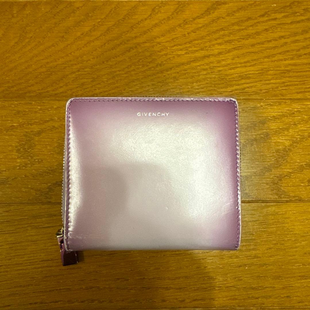 最終値下げ！！ GIVENCHY グラデーションパープル 二つ折り財布