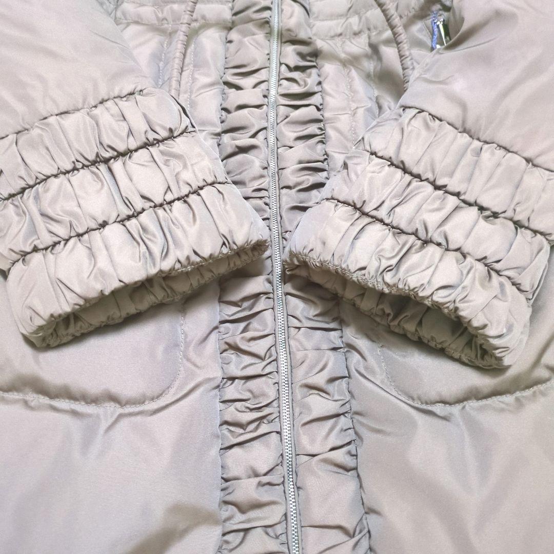 【美品　鑑定済】モンクレール　AMANDA　ロングダウン　サイズ1　ブラウン