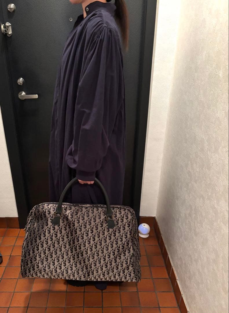 レア　ブラック　クリスチャンディオール　ボストンバッグ