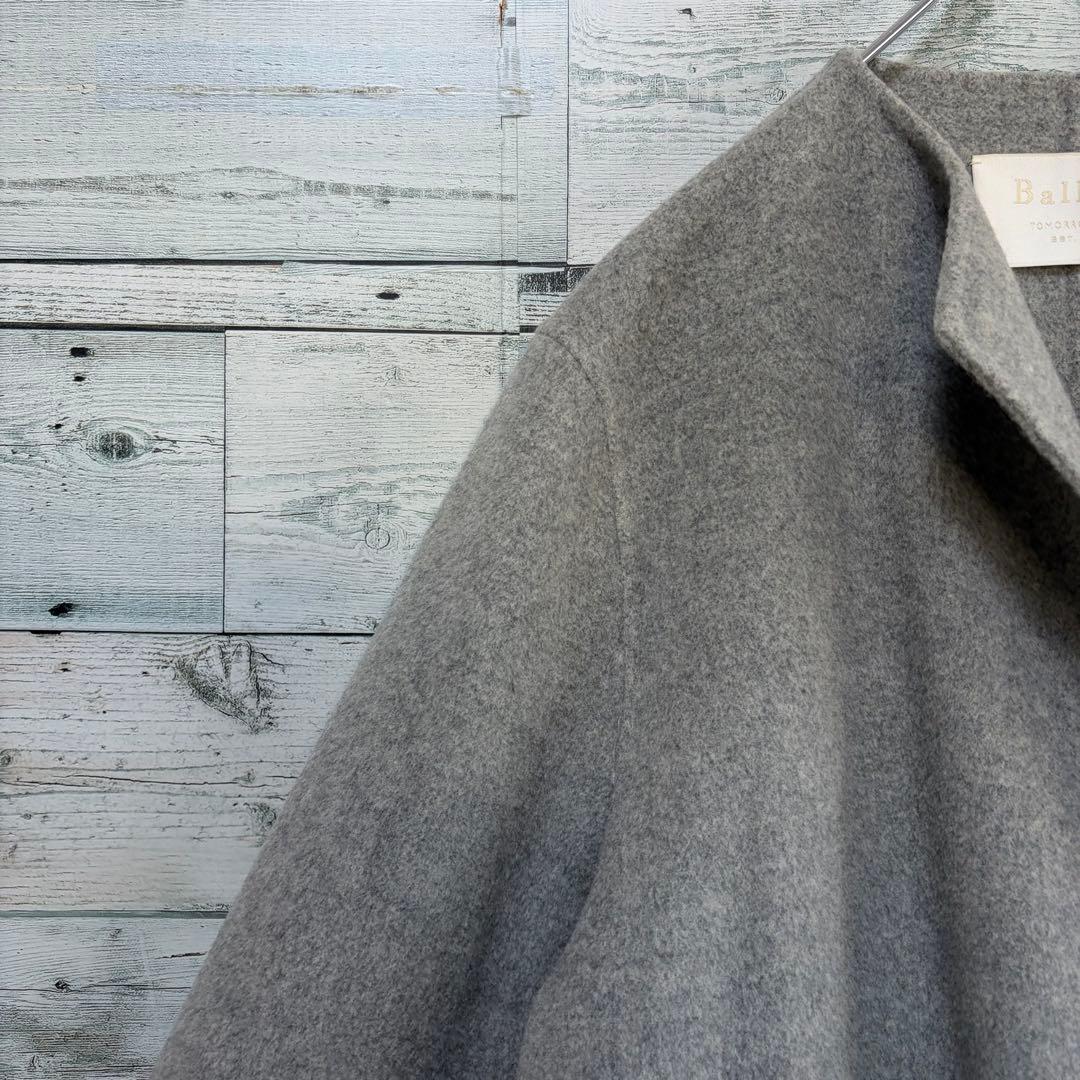 ☆美品☆ボールジィトゥモローランド　ウールガウンコート　グレー　36サイズ