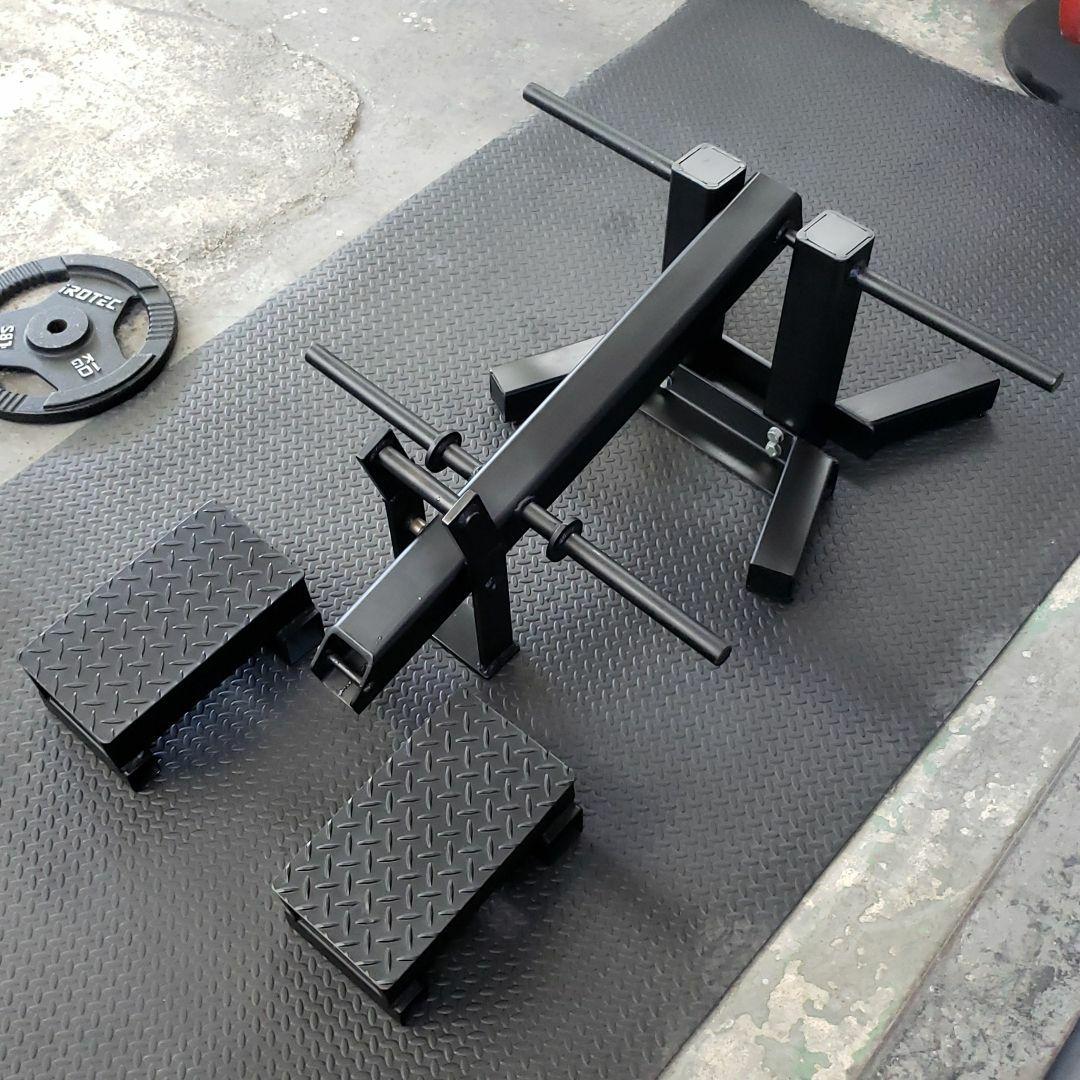 ミニベルトスクワットマシン　トレーニング　フイットネス　プレート２８mm