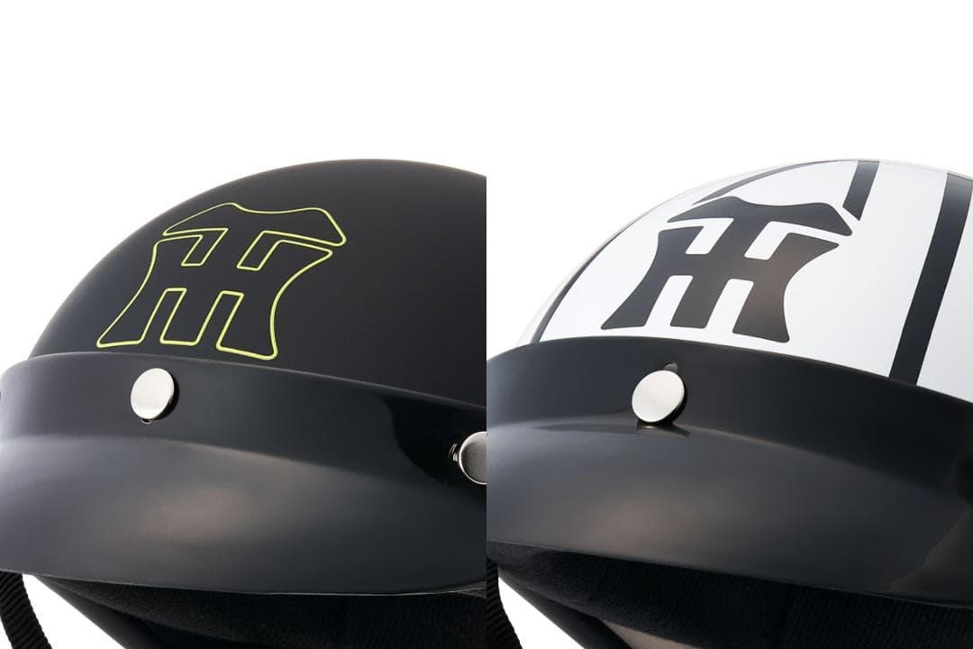 阪神タイガースハーフヘルメット HTH001（マットブラック）125cc以下対応