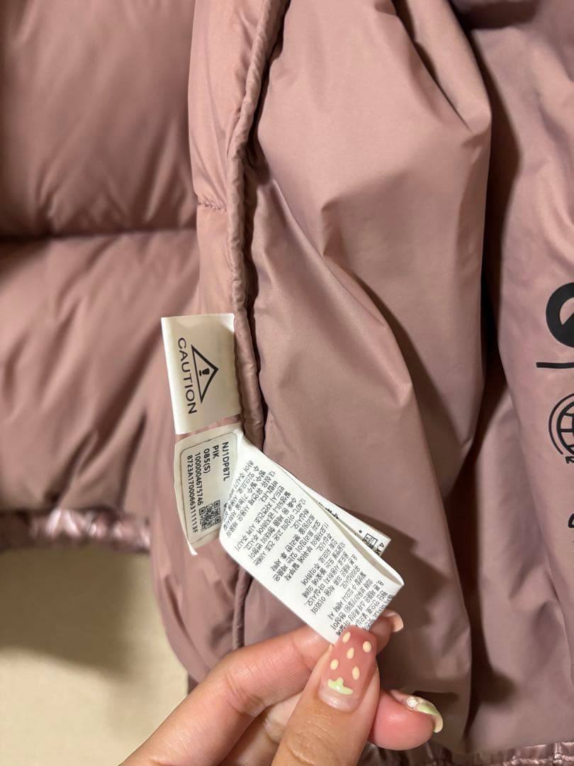 thenorthface ダウン　ぴんく