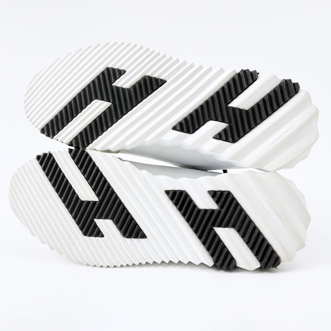 定価18万【美品】 エルメス バウンシング　厚底 スニーカー レザー 白 39