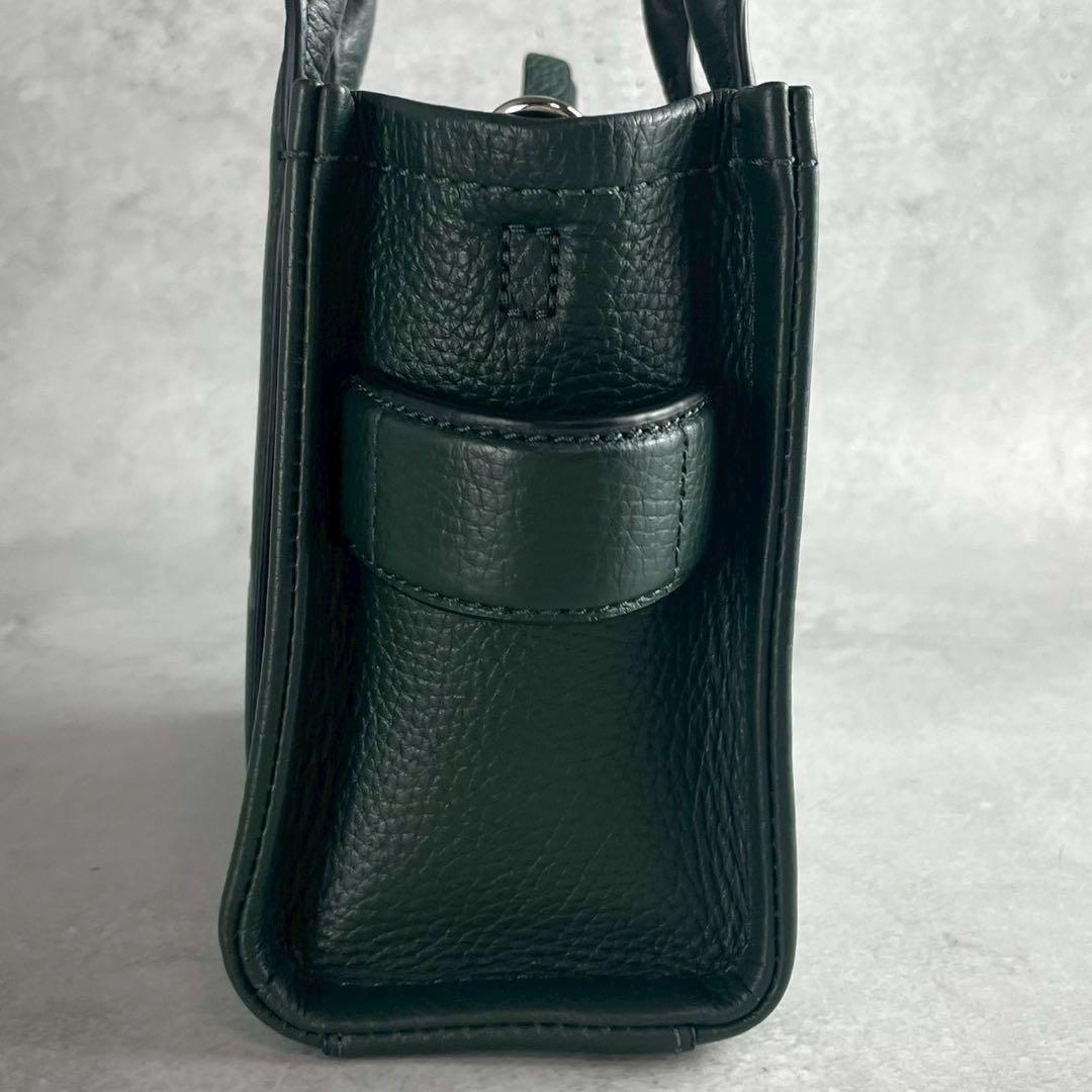 ✨稀少✨極美品✨マークジェイコブス　ザ トートバッグ　ミニ　2way レザー　緑