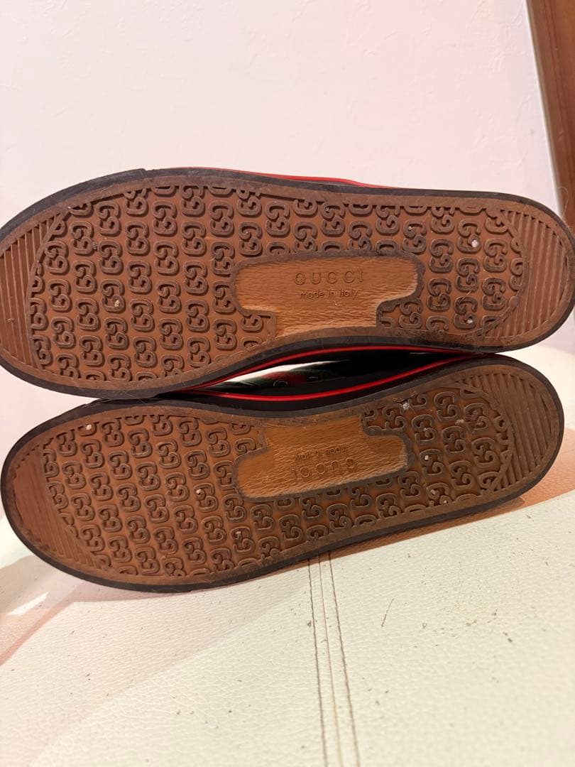 美品 本物格安 GUCCI グッチ メンズ スニーカー GG