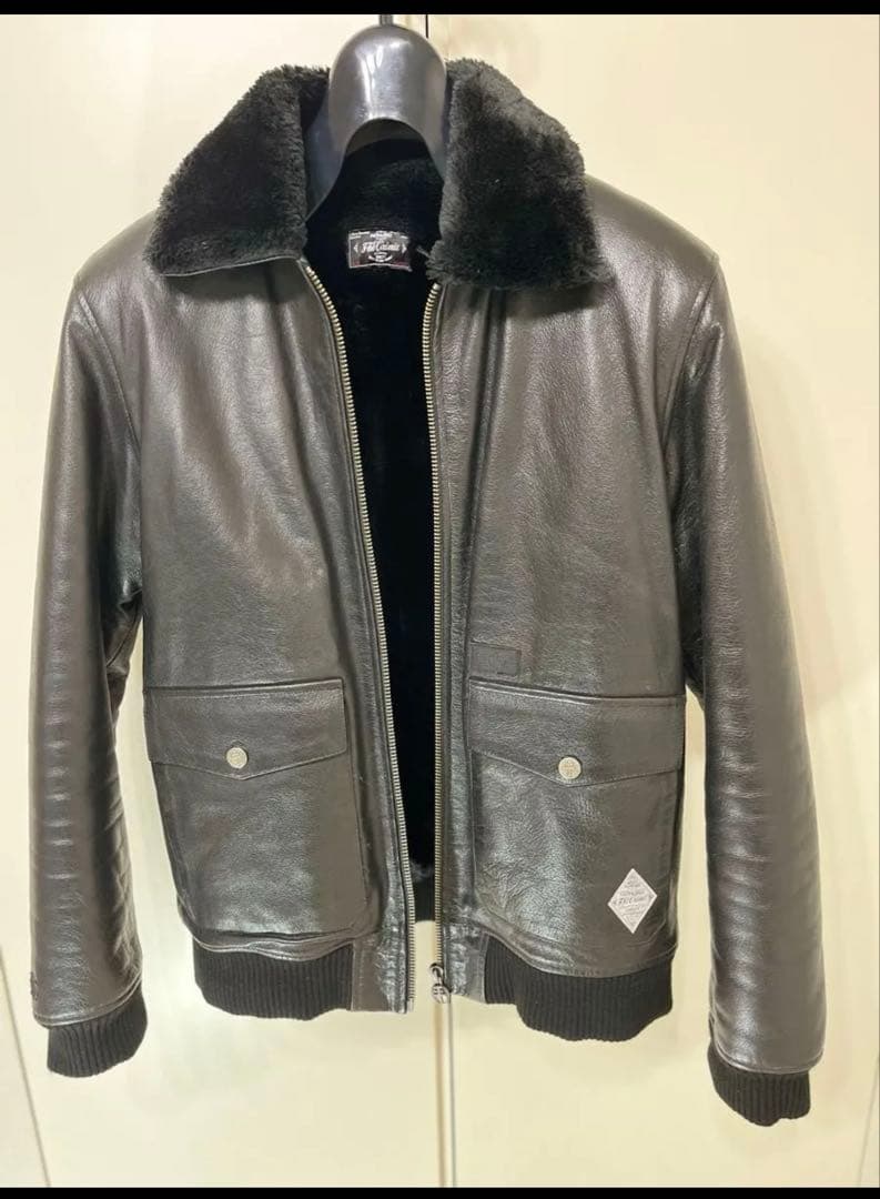 CRIMIE レザージャケット　G-1 ヘビーウェイト XL