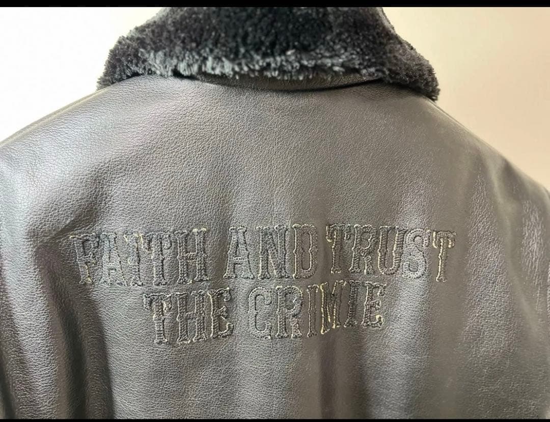 CRIMIE レザージャケット　G-1 ヘビーウェイト XL