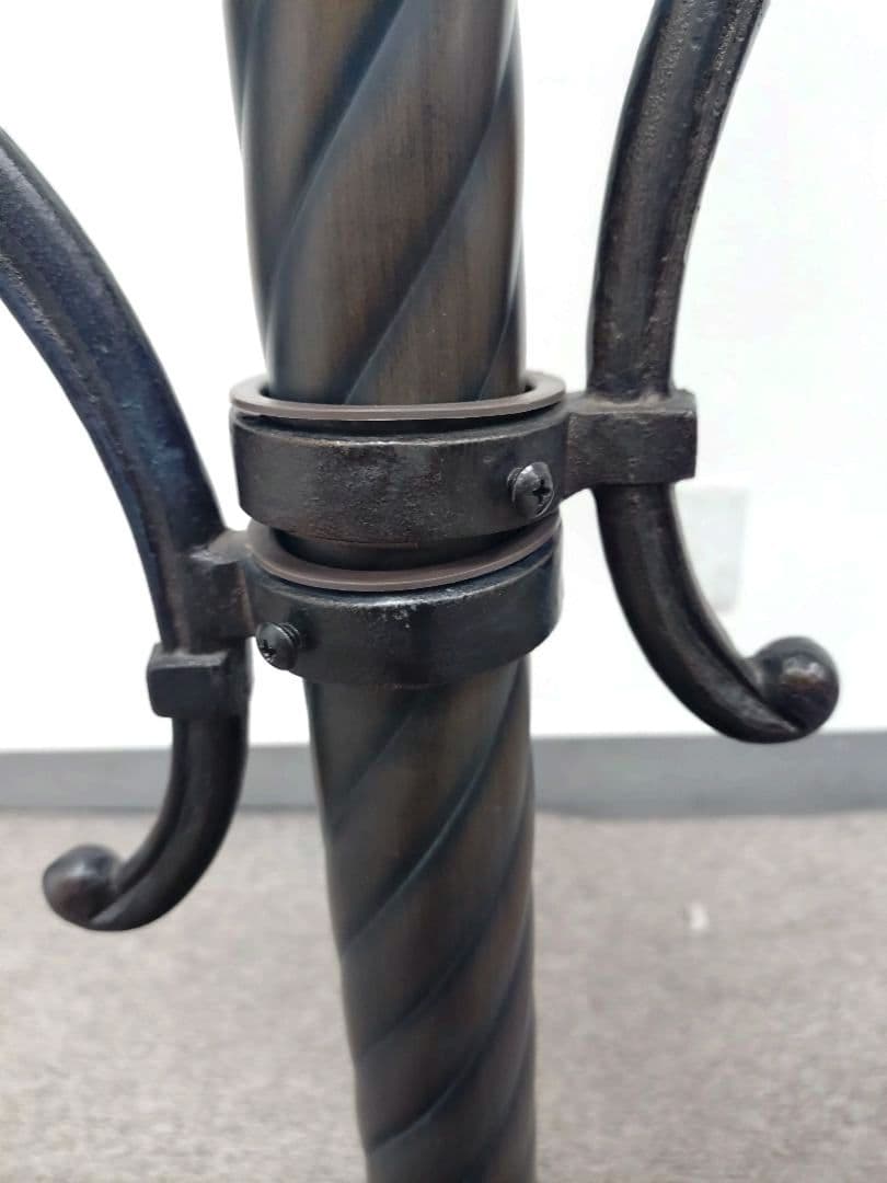 希少 ダブルフェイス 時計 スタンド型 ステーション クロック 温度計付き