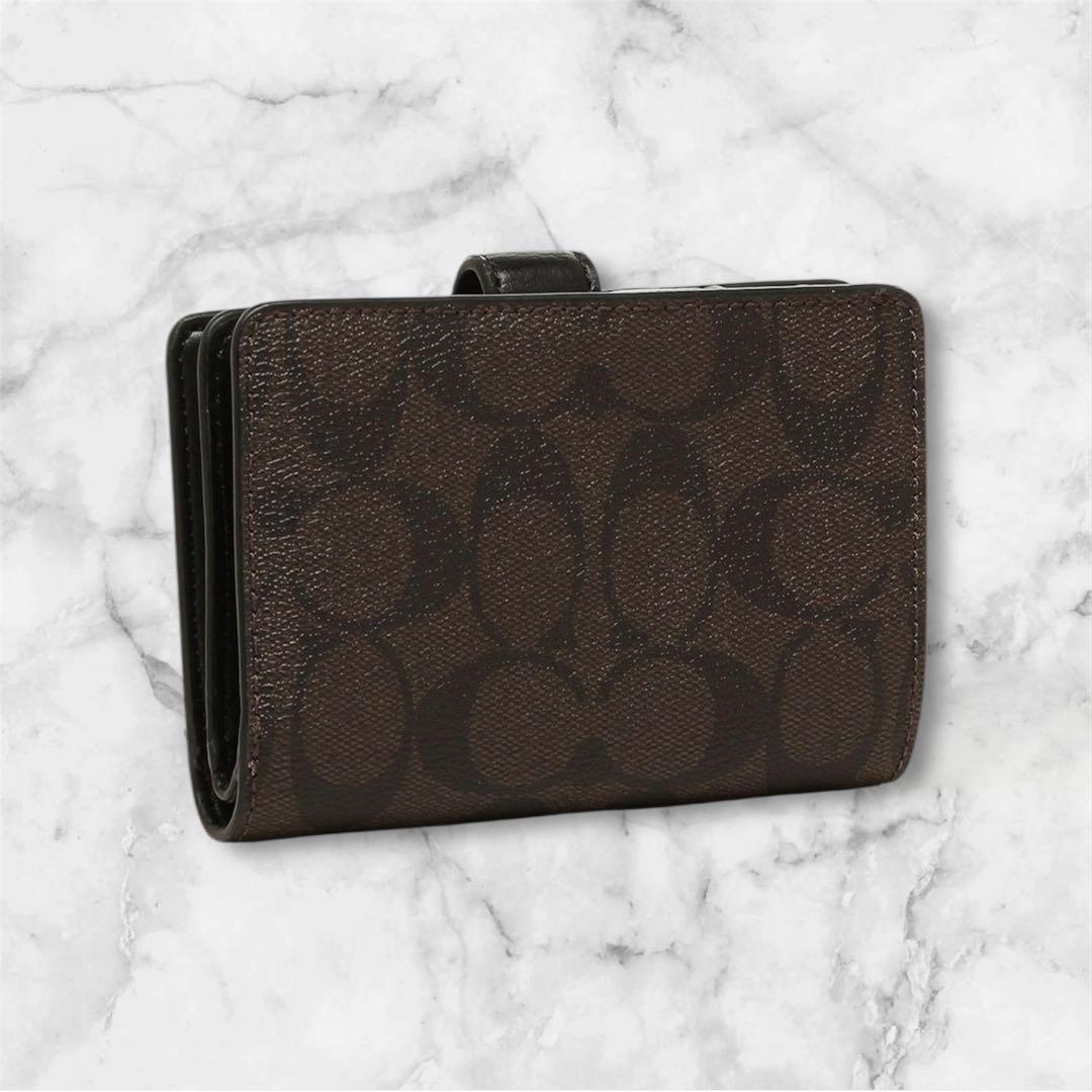 コーチ　coach 二つ折り 財布　F54023 シグネチャー　新品　未使用