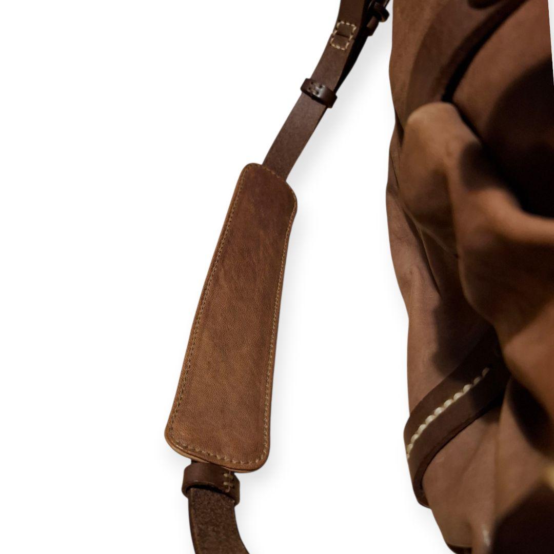 タグ付き genten ゲンテン 2way レザー ボストンバッグ ショルダー