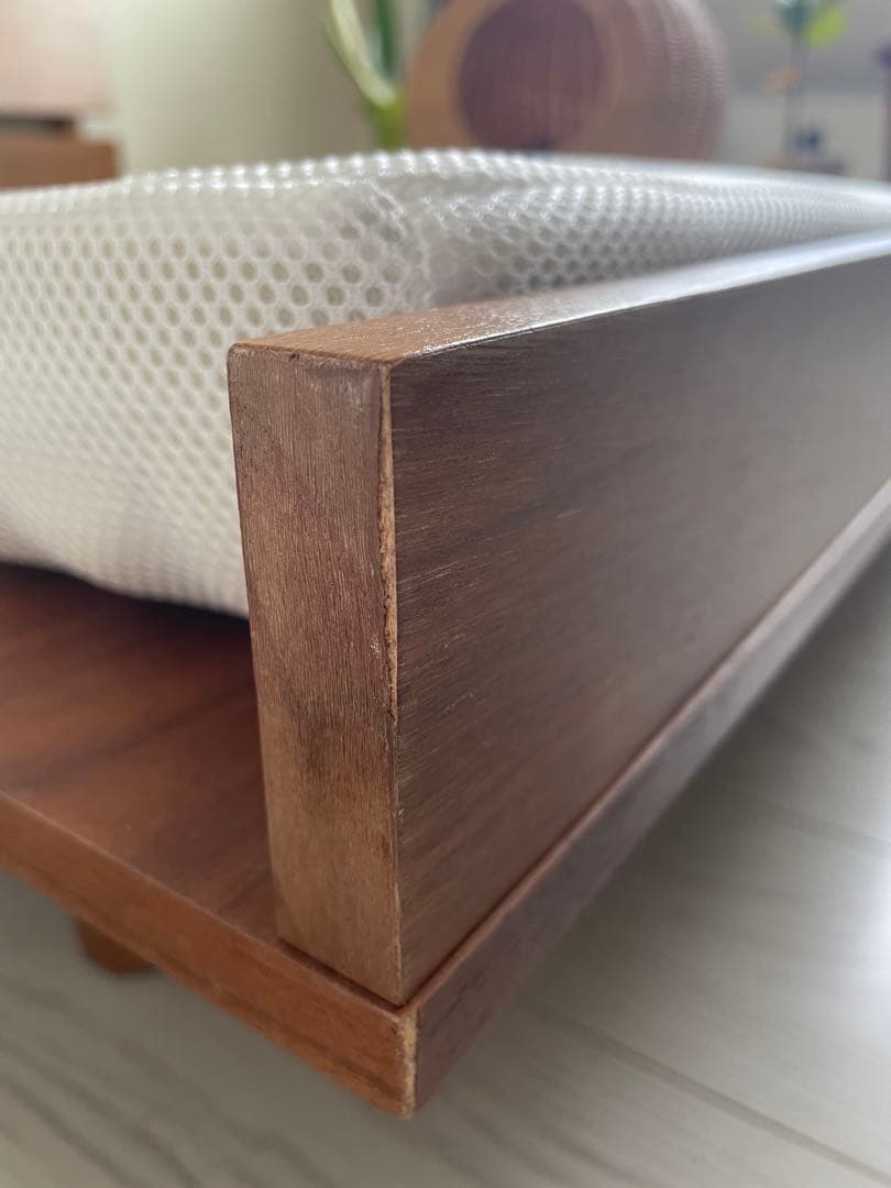 ニトリダブルベッドフレーム　ベッドフレーム　すのこベッドフレーム　木製ベッド