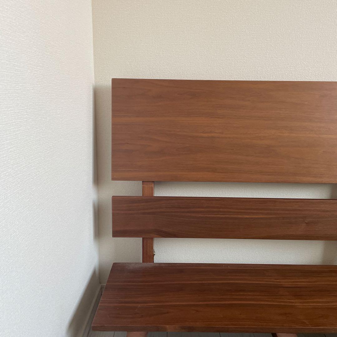 ニトリダブルベッドフレーム　ベッドフレーム　すのこベッドフレーム　木製ベッド