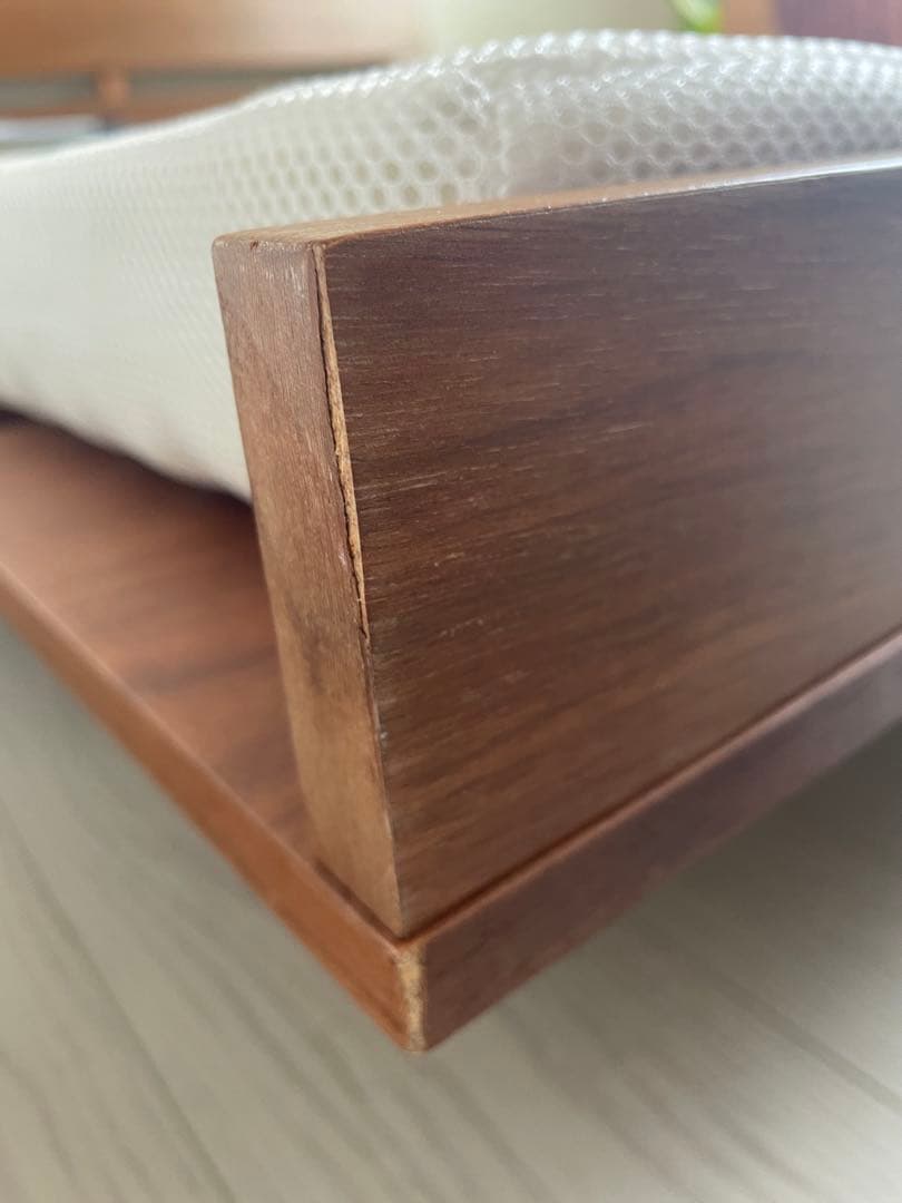 ニトリダブルベッドフレーム　ベッドフレーム　すのこベッドフレーム　木製ベッド