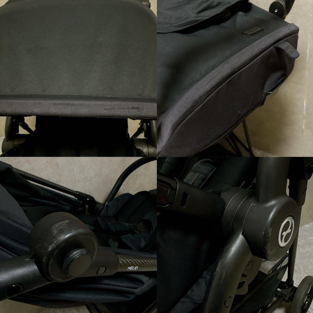 サイベックス メリオカーボン Cybex MELIO ベビーカー 黒 軽い 軽量