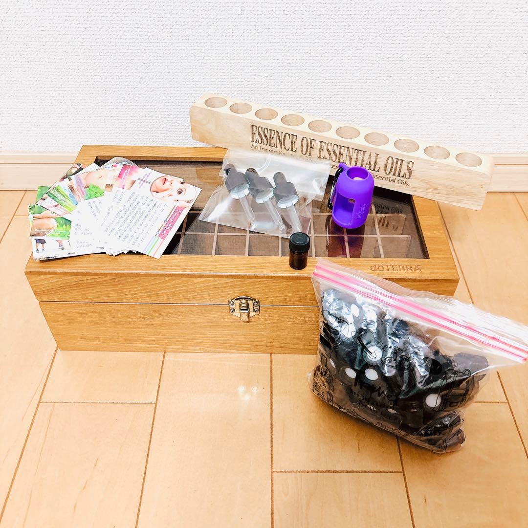 ドテラ ウッドボックス50、小瓶2ml 他アイテムセット