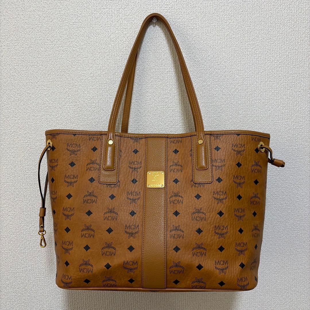 【美品】MCM ブラウン トートバッグ