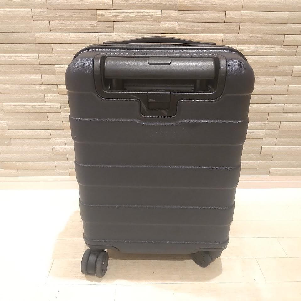 ★美品★ 無印良品 スーツケース 19L ストッパー付 ネイビー 機内持ち込み可