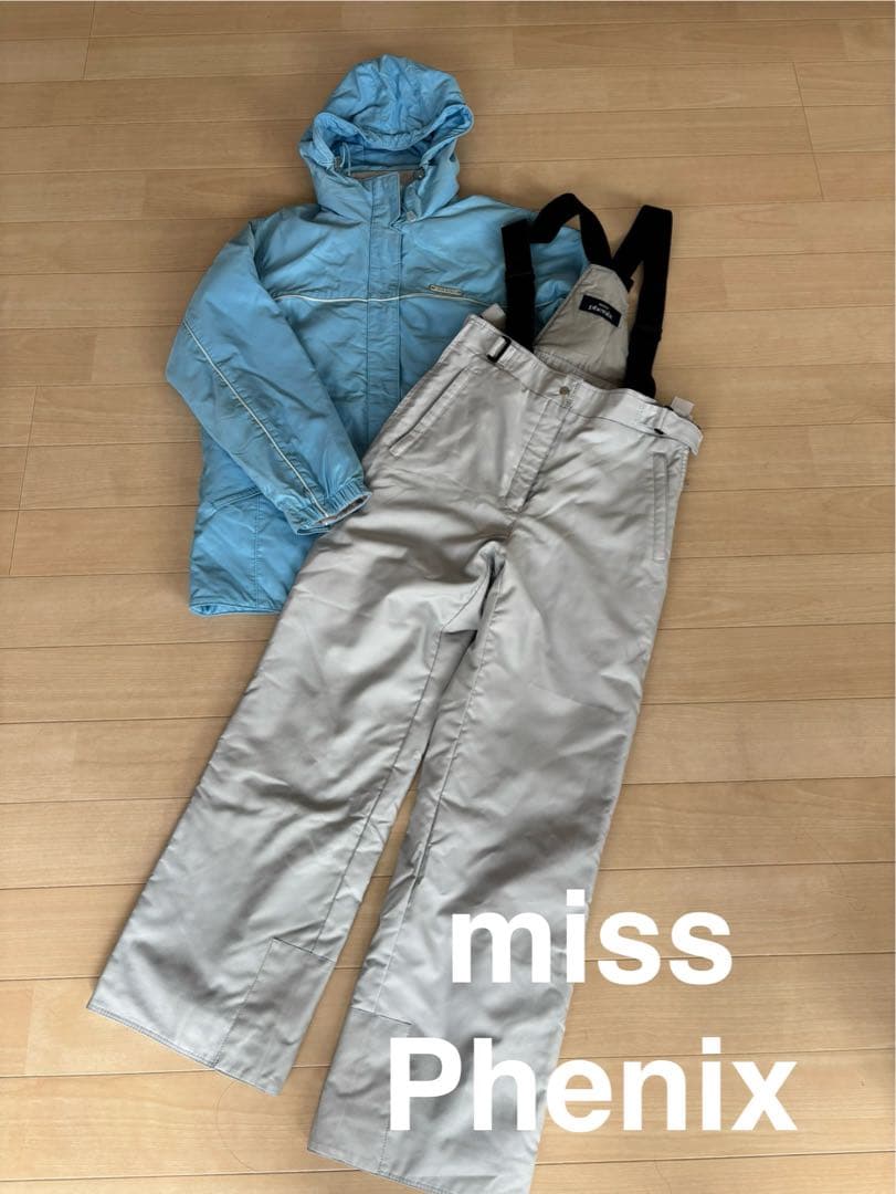 美品！miss phenix スキーウェア　上下セット　L スノボウェア