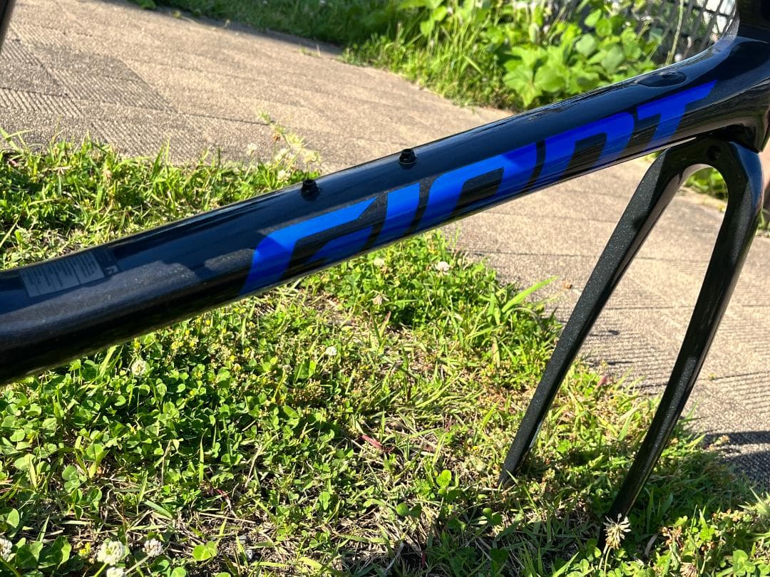 たこちゃんGIANT TCR カーボンフレーム ブラック/ブルー