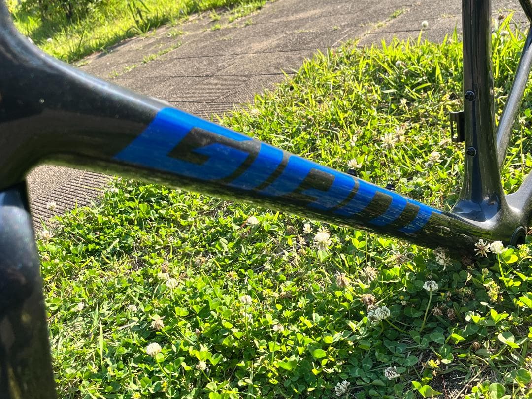 たこちゃんGIANT TCR カーボンフレーム ブラック/ブルー